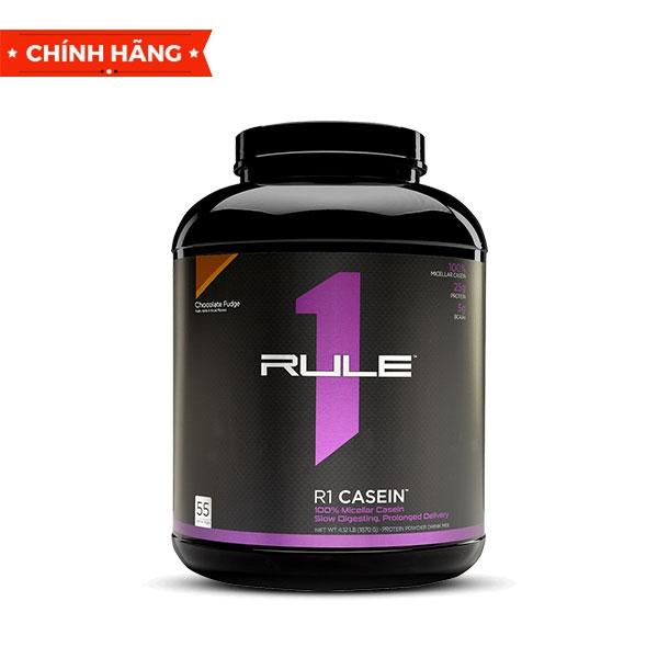Sữa nuôi cơ ban đêm Rule1 R1 Casein, 4.0 Lbs (55 Servings) nhập khẩu Mỹ - Gymstore tổng hợp protein, phát triển cơ bắp