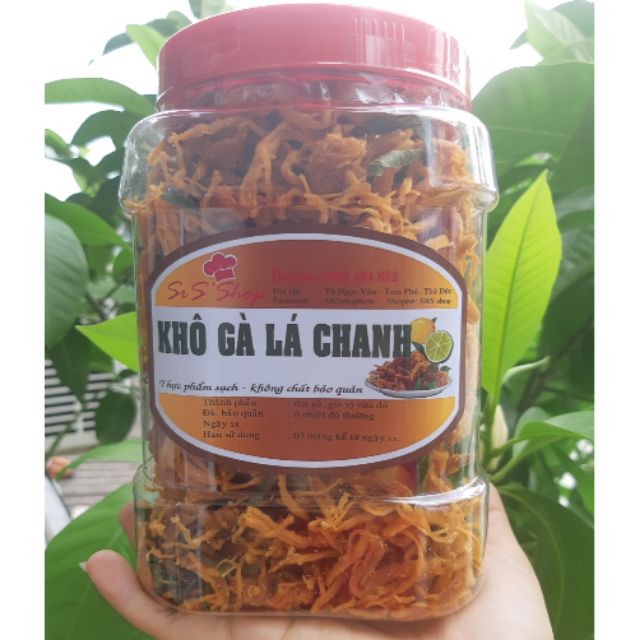 Khô gà lá chanh loại ngon 0,5kg 115k