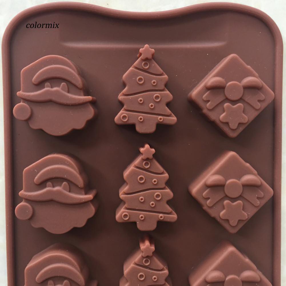 Khuôn làm bánh kẹo sô cô la phong cách Giáng sinh độc đáo