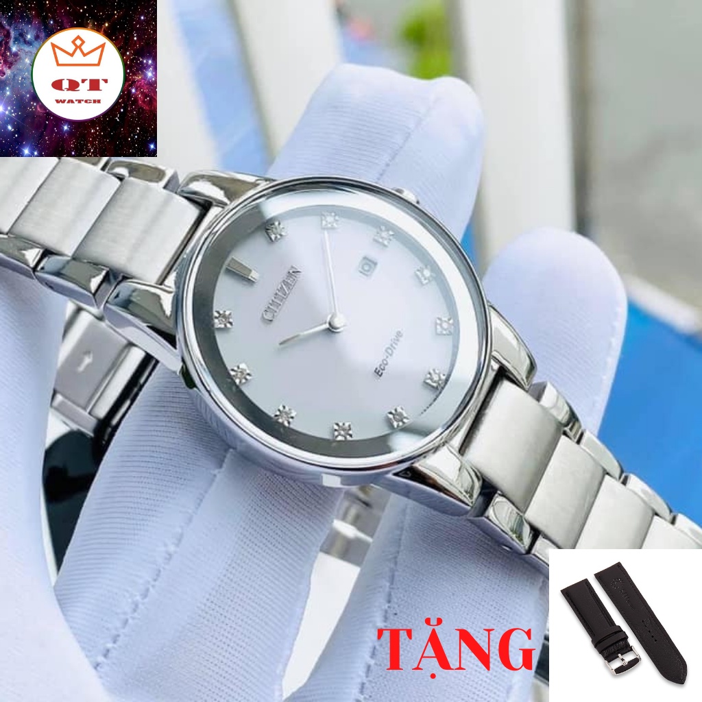Đồng Hồ Nữ CITIZEN Eco-drive GA1050-51B Chính Hãng Tặng Dây Da Cao Cấp