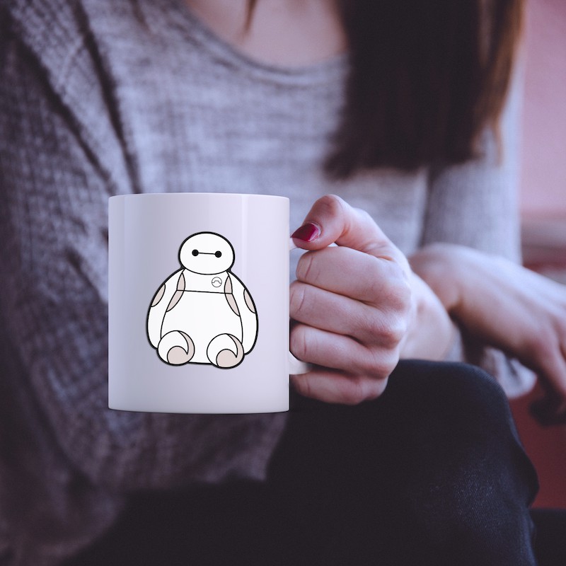 Sticker decal single hình dán lẻ STICKER FACTORY - Chủ đề Baymax