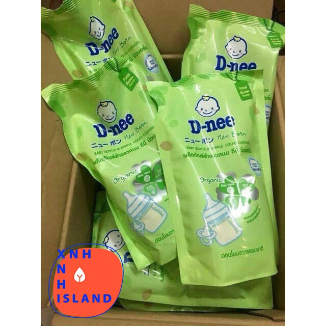 Nước Rửa Bình Sữa Và Rau Củ Quả Dnee 600ml