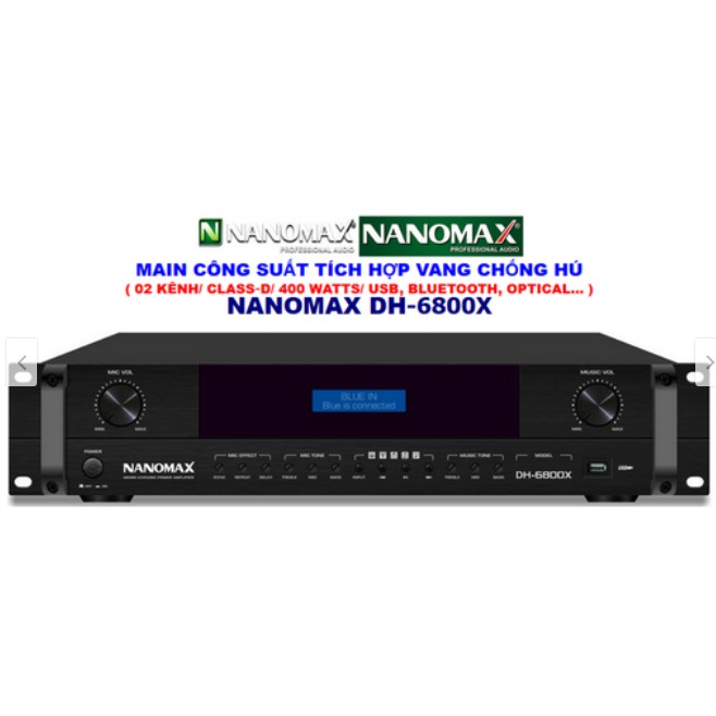 MAIN CÔNG SUẤT TÍCH HỢP VANG NANOMAX DH-6800X