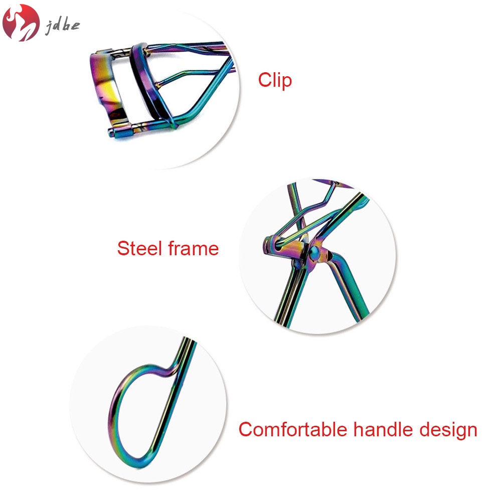 Dụng cụ bấm cong lông mi bằng thép carbon nhiều màu sắc phù hợp với mọi kiểu mắt
 | BigBuy360 - bigbuy360.vn