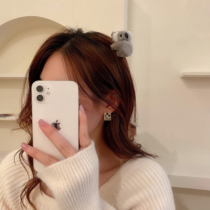 Kẹp tóc hình gấu koala hoạt hình dễ thương thiết kế thời trang thu đông