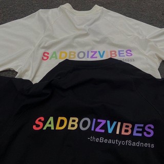 Áo thun tay lỡ sadboizvibes 7 màu