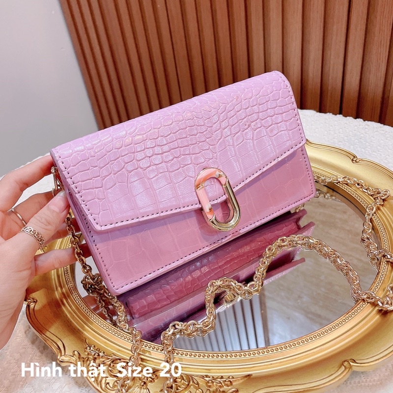 Túi đeo chéo nữ mini cao cấp nhỏ gọn nhiều ngăn cá tính giá rẻ DIOMI