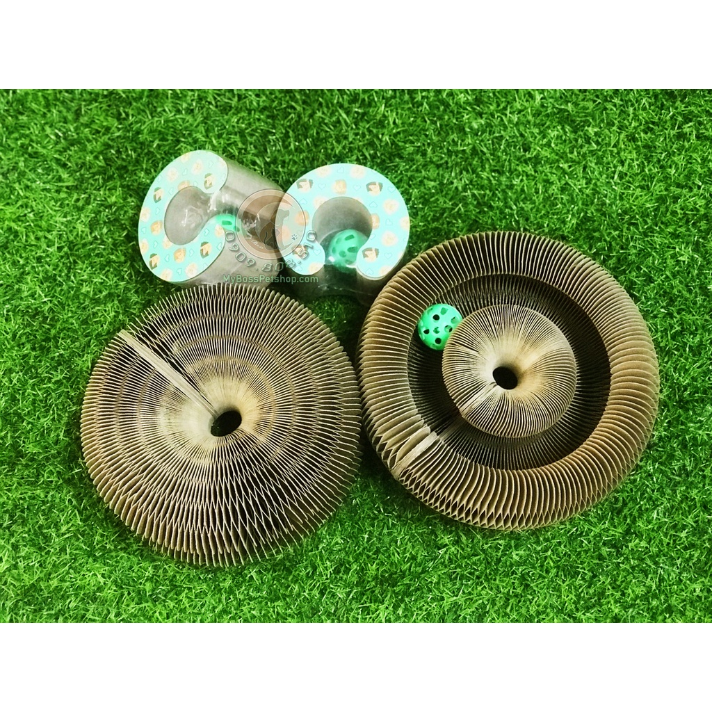 Đồ chơi cho mèo, đồ chơi xoay tròn thay đổi hình dạng cho mèo