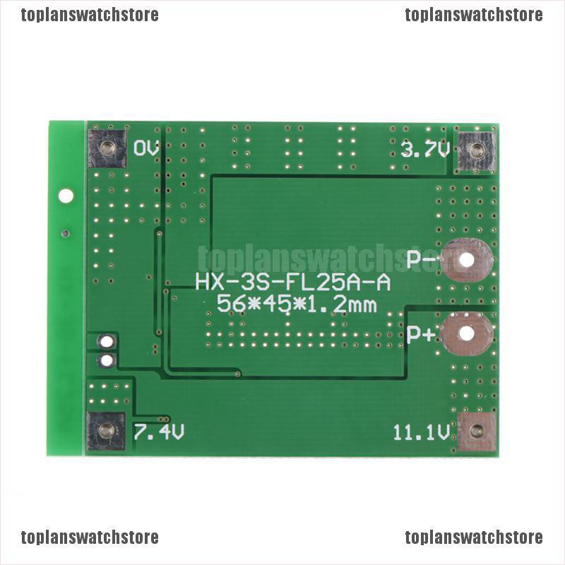 Bảng Mạch Cân Bằng Bảo Vệ Pin Li-Ion Lithium 3s 25a 12v 11.1v 4.6v 18650