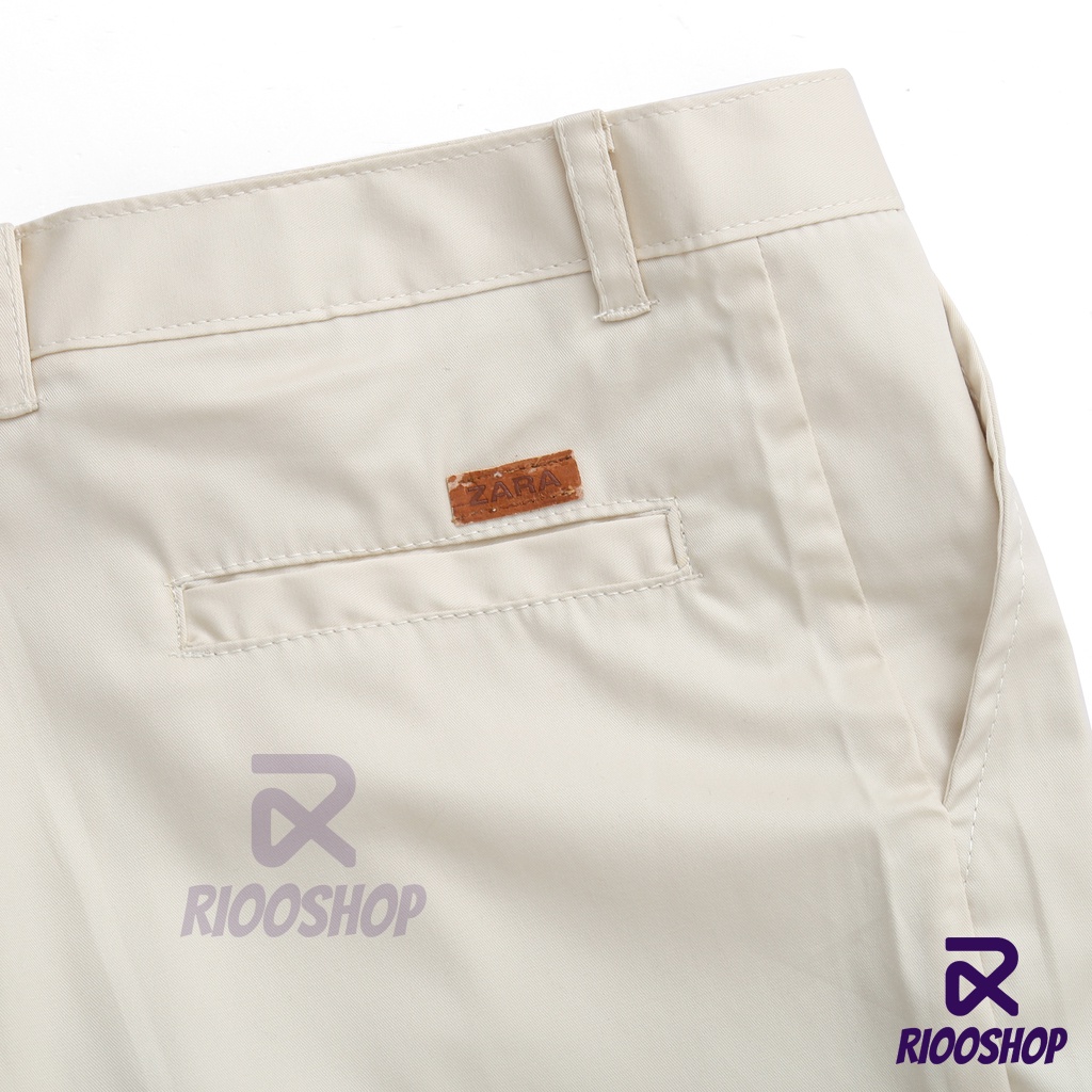 Quần short kaki nam cực đẹp RPS040 kem nhạt