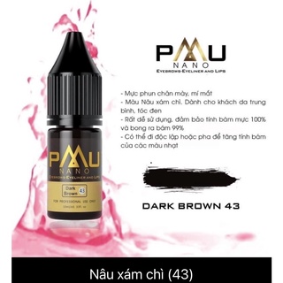 [CHÍNH HÃNG] Mực PMU , Size mini 3,3ml , Fullsize 10ml