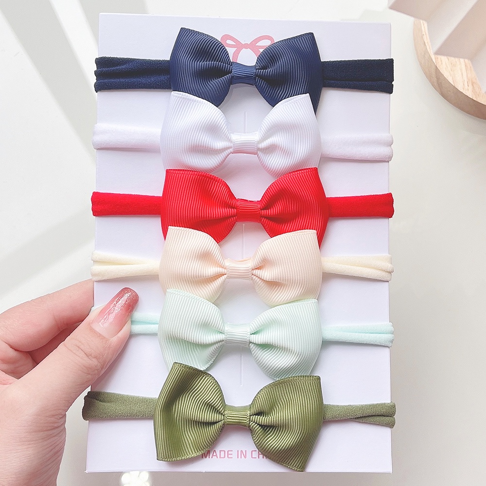 Set 6 băng đô KIDSBOWS nơ thời trang dễ thương cho bé gái