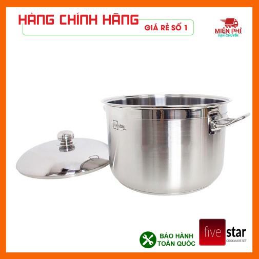 NỒI LUỘC GÀ INOX 20 LÍT, 3 đáy inox, siêu to khổng lồ. Nồi luộc gà bếp từ.