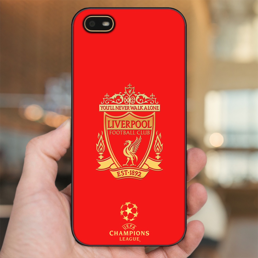 Ốp lưng Oppo A1K viền đen in hình Liverpool FC