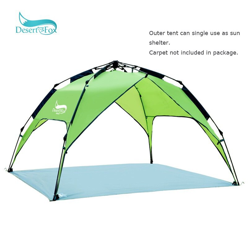 Lều cắm trại tự bung 2 lớp 3-4 người Desert&Fox DF-S022 Automatic Tent