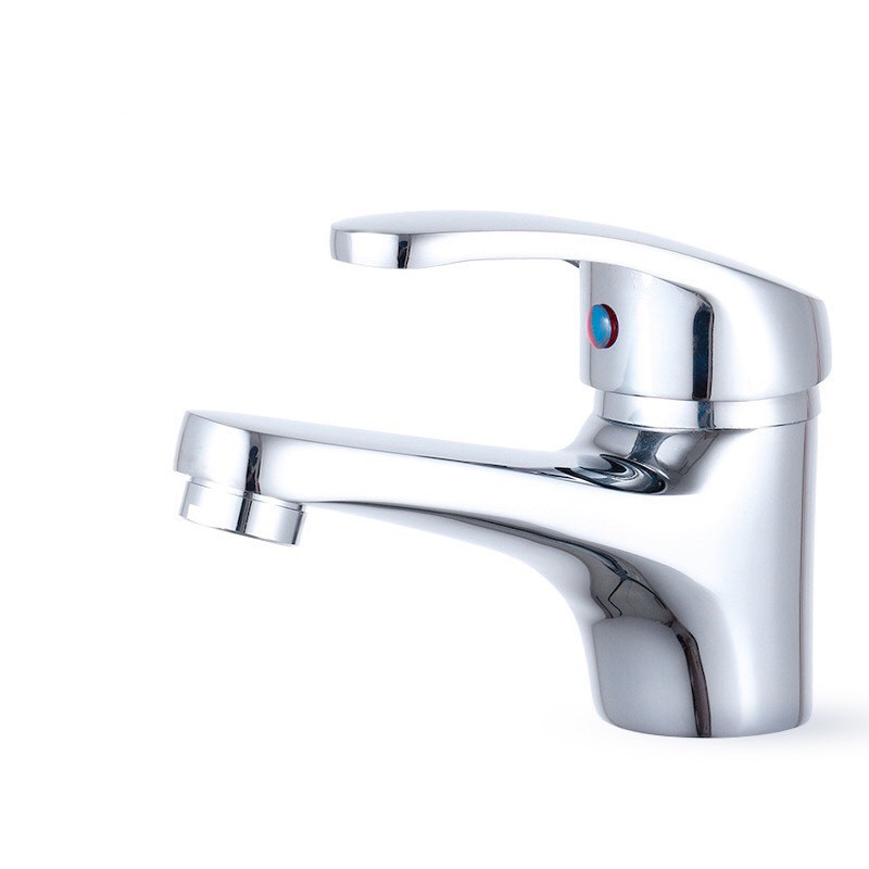 Vòi lavabo nóng lạnh inox bóng cao cấp - Tặng kèm dây cấp nước