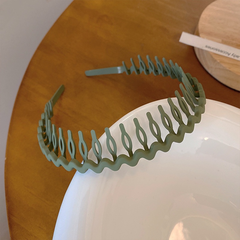 Băng đô cài tóc rửa mặt Bằng Nhựa Chống Trượt Màu Sắc Kẹo Ngọt Đơn Giản Dành Cho Nữ