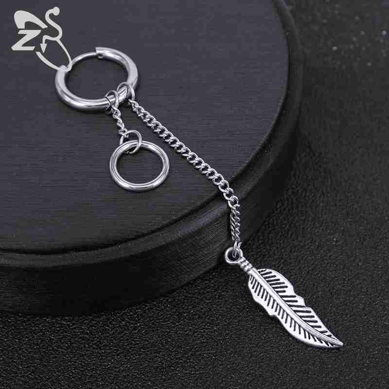 Bông Tai Dáng Dài Bằng Thép Không Gỉ Phong Cách Hàn Quốc Thời Trang