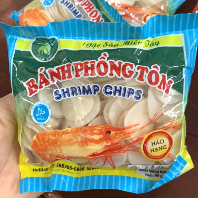 Bánh Phồng Tôm Shrimp Chips Gói 90g