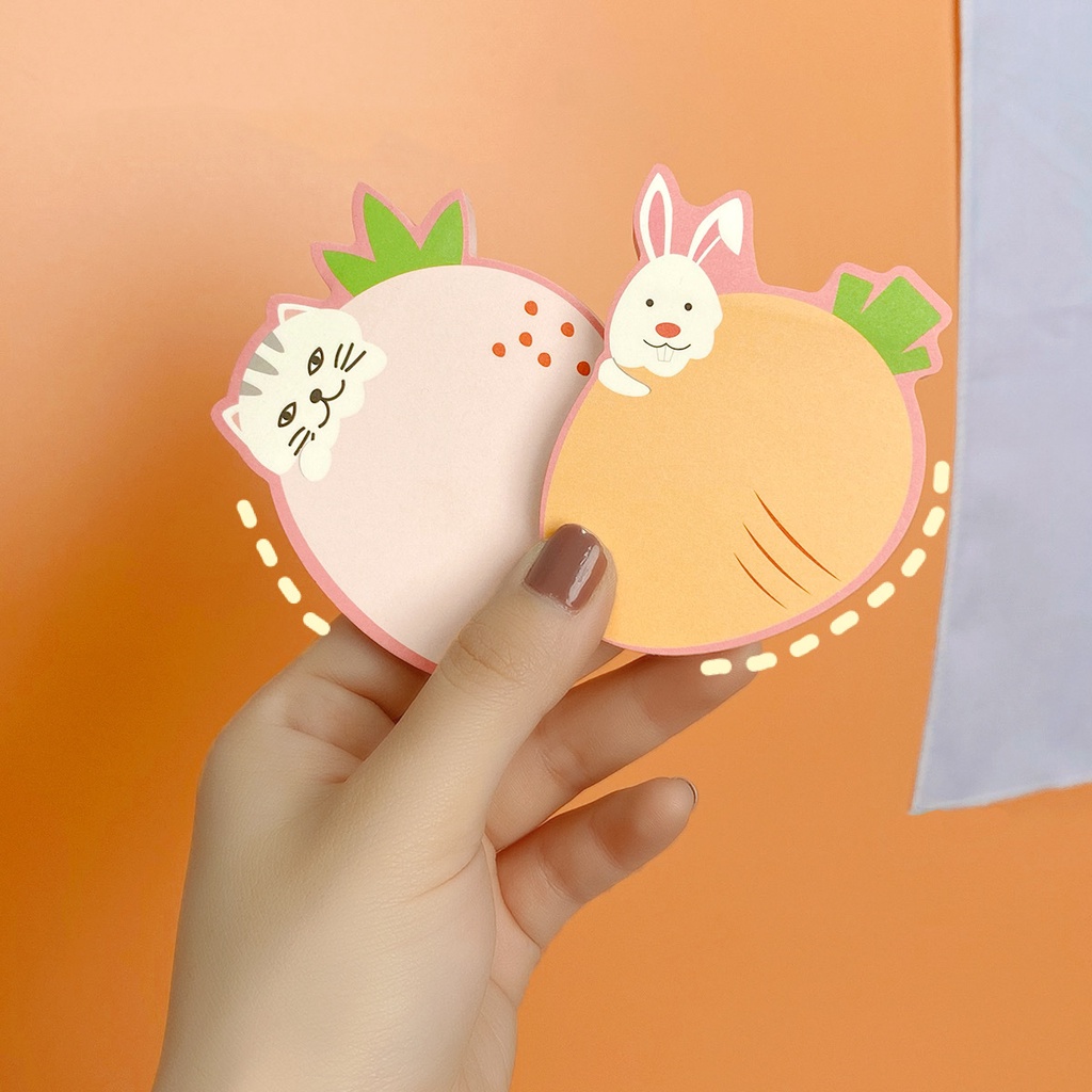 Set 65 Tấm Giấy Ghi Chú Tự Ghi Chú Họa Tiết Dễ Thương