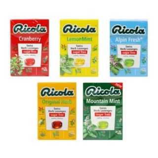 Kẹo RICOLA (Xả hàng cuối năm ) (đỏ 03/2021 , vàng 02/2021)