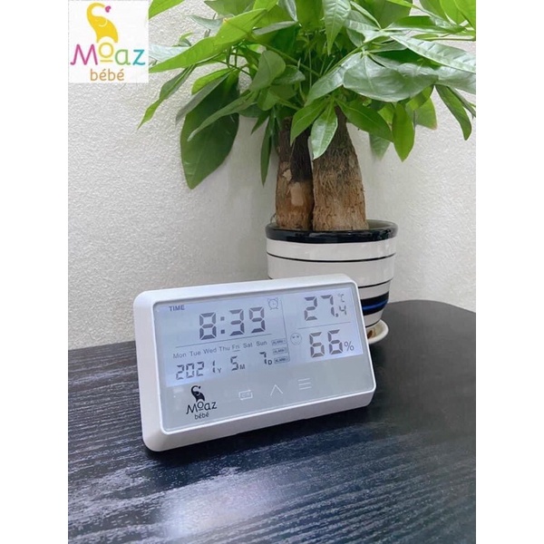 Nhiệt ẩm kế Moaz Bebe đo nhiệt độ và độ ẩm phòng