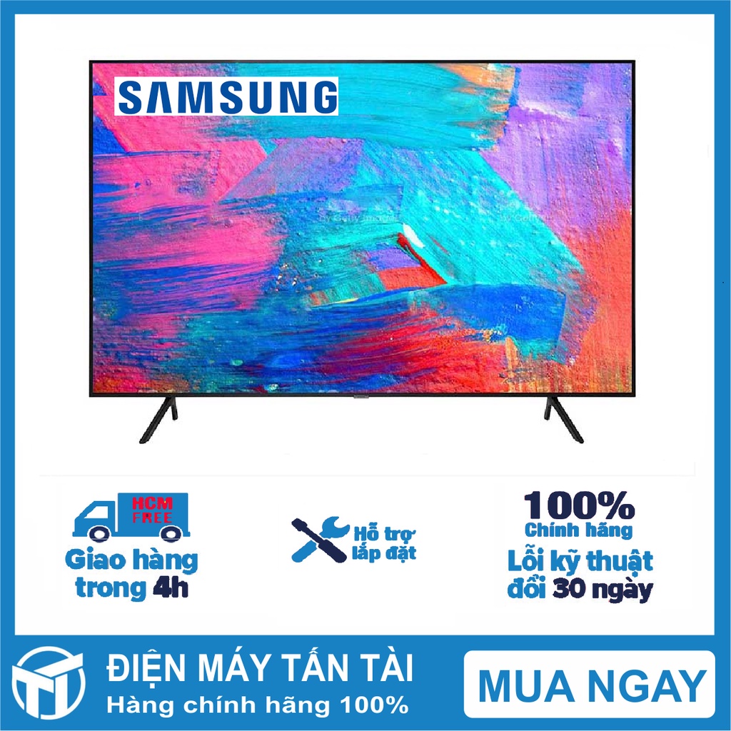 SMART TIVI SAMSUNG 4K 65 INCH UA65AU7700 , Hệ điều hành Tizen OS, GIAO HÀNG MIỄN PHÍ HCM
