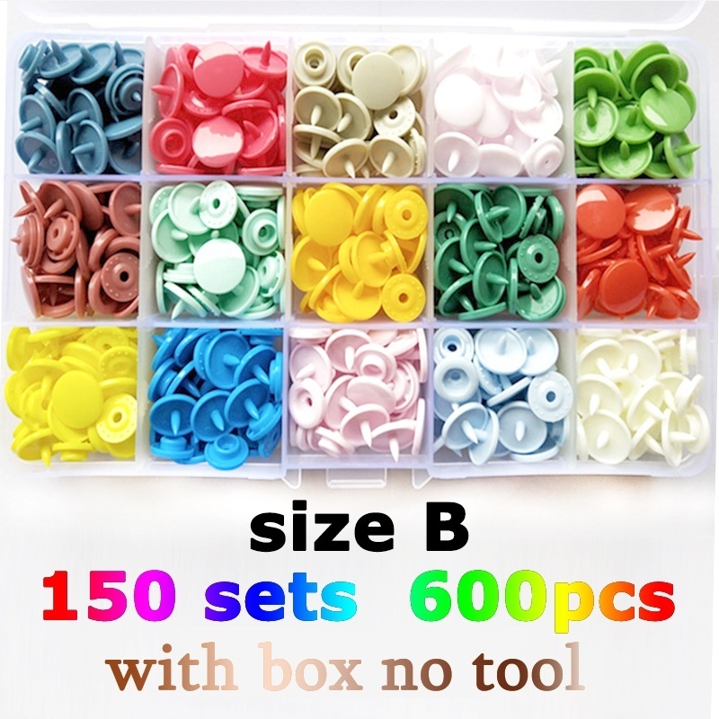 Hộp Nút Bấm Nhựa 150/240/300/360/24 Màu T5 Dùng Làm Đồ Thủ Công