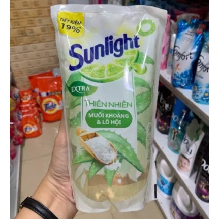 Nước rửa chén Sunlight thiên nhiên_túi 750g