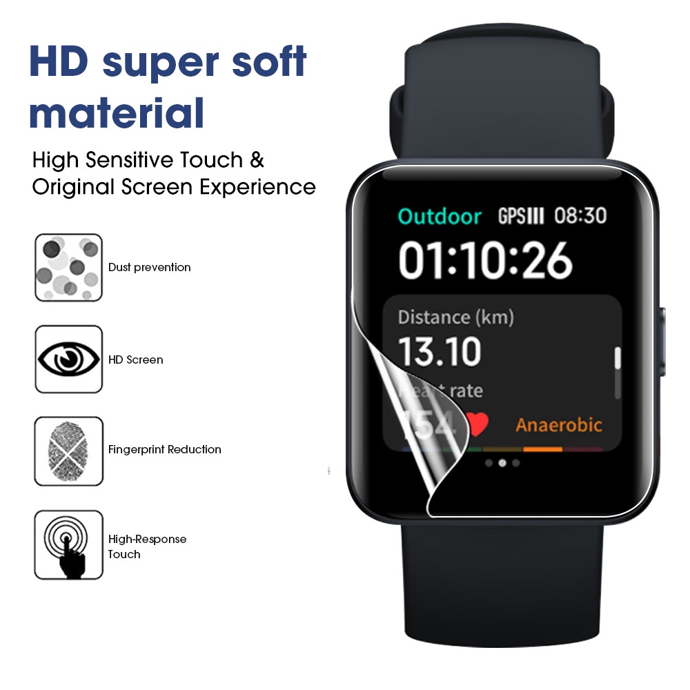 Kính Cường Lực Toàn Màn Hình Chống Trầy Cho Xiaomi Redmi Watch 2 Lite