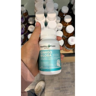 Viên Uống Bổ Não Healthy Care Ginkgo Biloba Úc (mẫu mới)