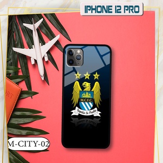 Ốp đội bóng IPhone 12 Pro - Lưng kính cường lực