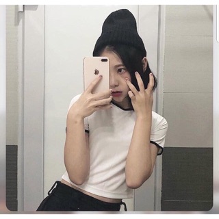 Áo thun croptop form body form nhỏ ôm người