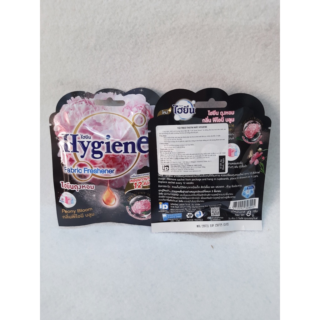 Túi thơm để tủ quần áo Hygiene Thái Lan 8g