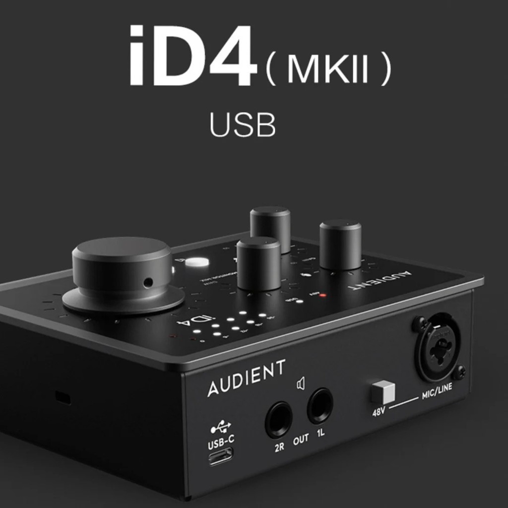 Sound card Audient iD4 MKII - Sound card thu âm