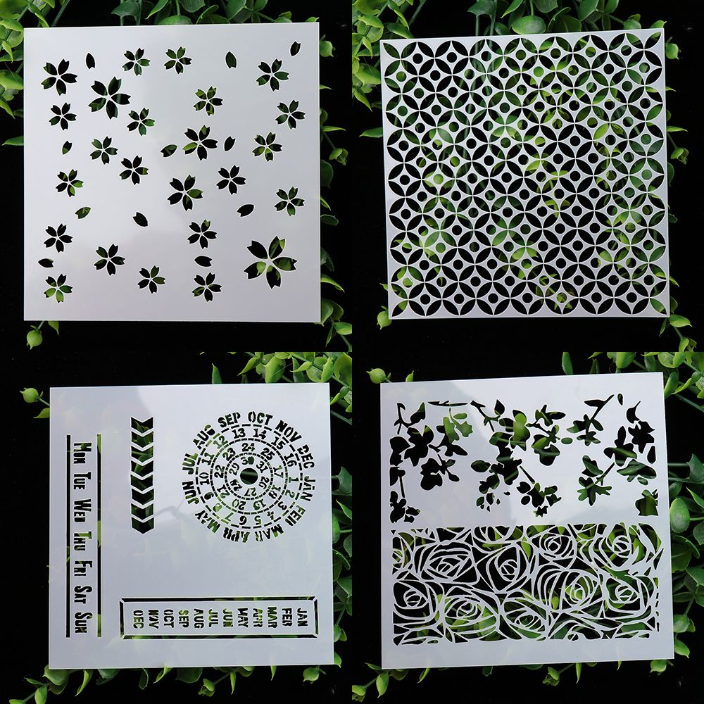 Set 12 khuôn cắt giấy trang trí tập ảnh dập nổi DIY mới