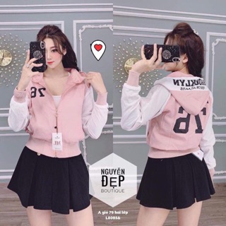 Áo gió hai lớp 76 - l