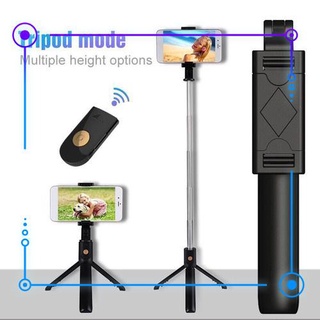 Gậy Chụp Ảnh Tự Sướng Bluetooth 3 Chân Đa Năng – Tripod K07 – Chụp Hình Selfie