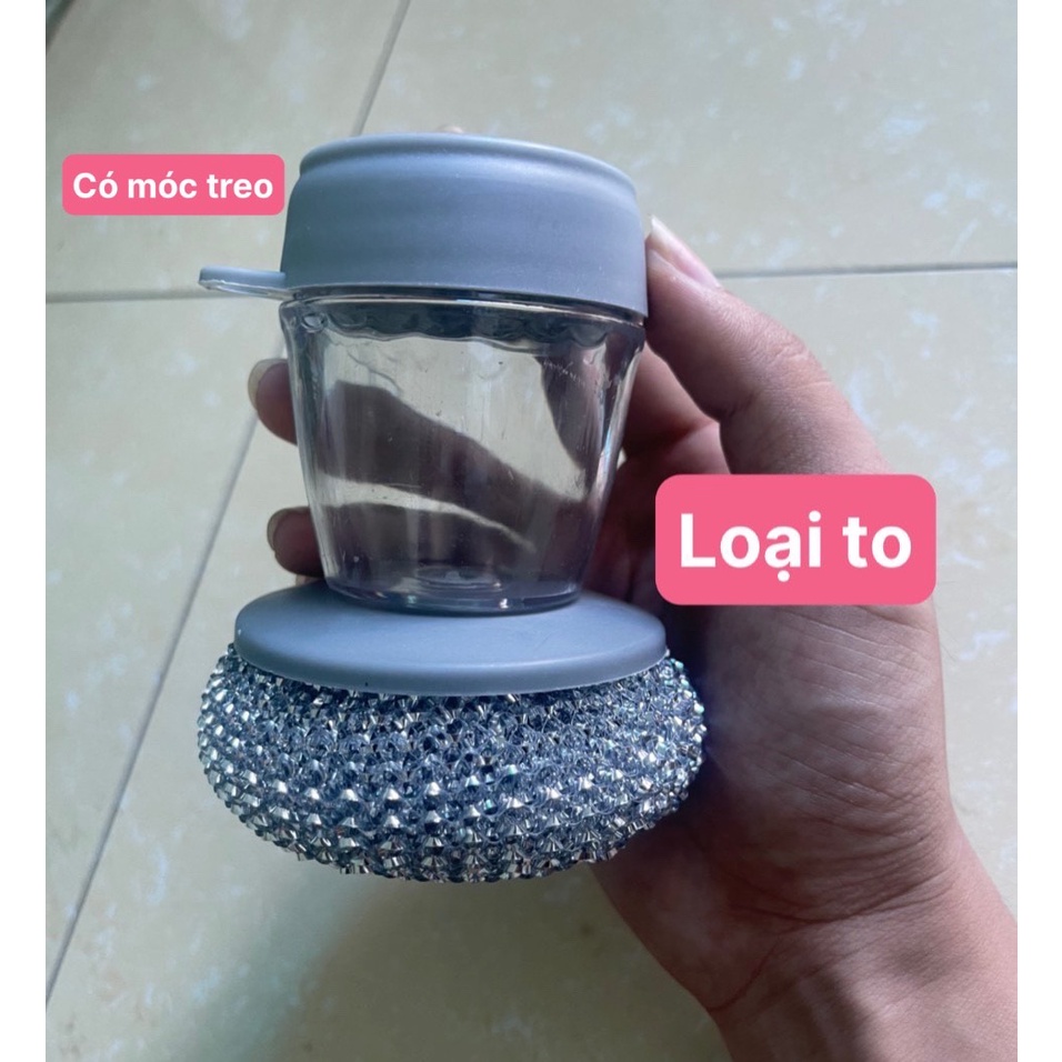 Dụng Cụ Cọ Rửa Chén Bát, Cọ Xoong Nồi, Bát Đĩa , Bếp Ăn Có Bình Chứa Dầu Tiện Lợi
