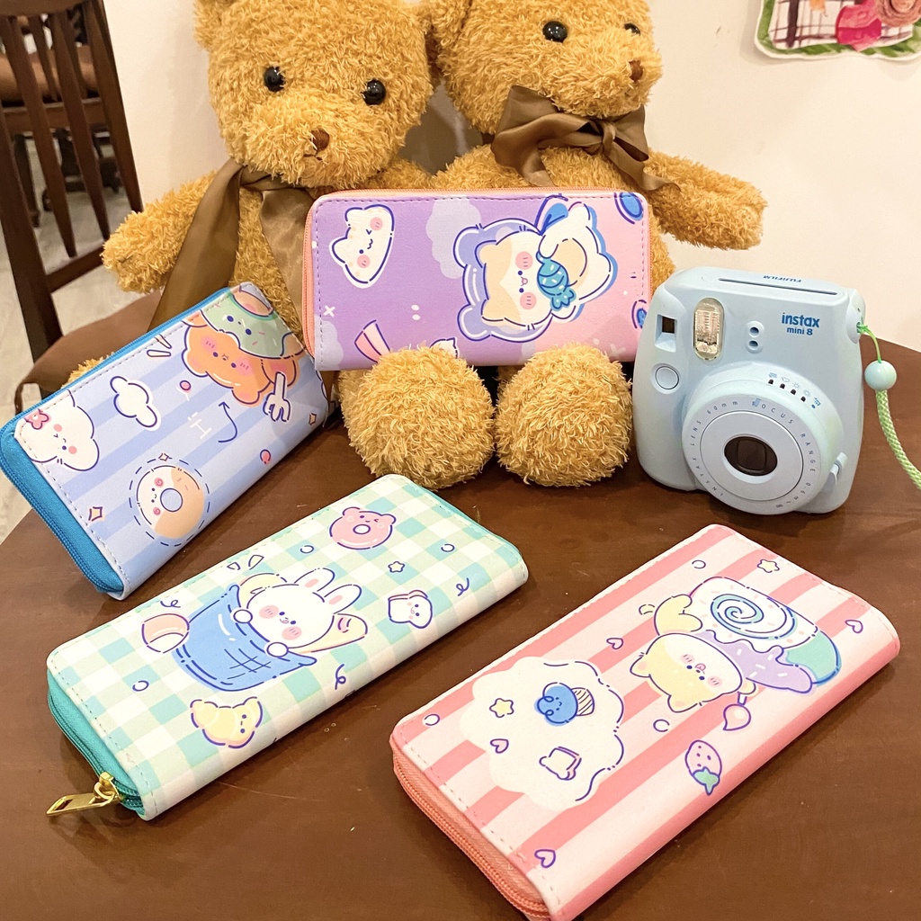 Ví nữ dáng dài cầm tay nhiều ngăn hình cute dành cho mọi lứa tuổi