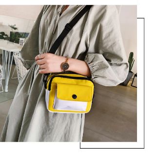 Túi đeo chéo vải (có ảnh thật)