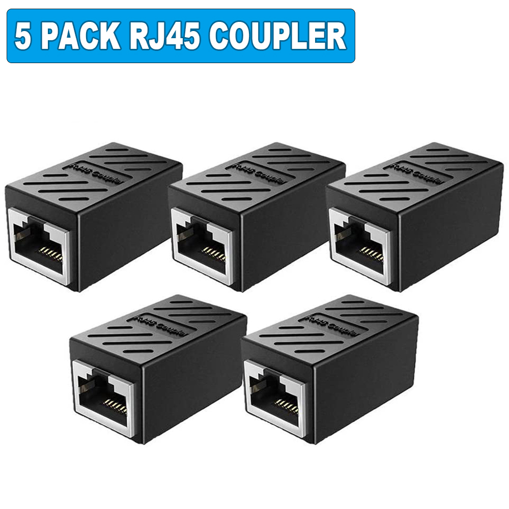 Set 1 / 5 Đầu Nối Dây Cáp Rj45 8p8c Lan Chuyên Dụng Cho Laptop Cat7 / Cat6 / Cat5E