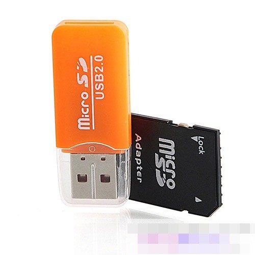 Combo Thẻ nhớ Micro SD 4GB Class 6 Adapter Reader Hộp nhựa