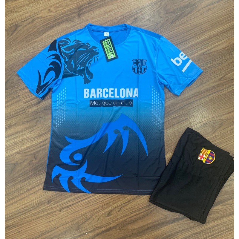 BỘ BÓNG ĐÁ CLB BARCA XANH NGỌC