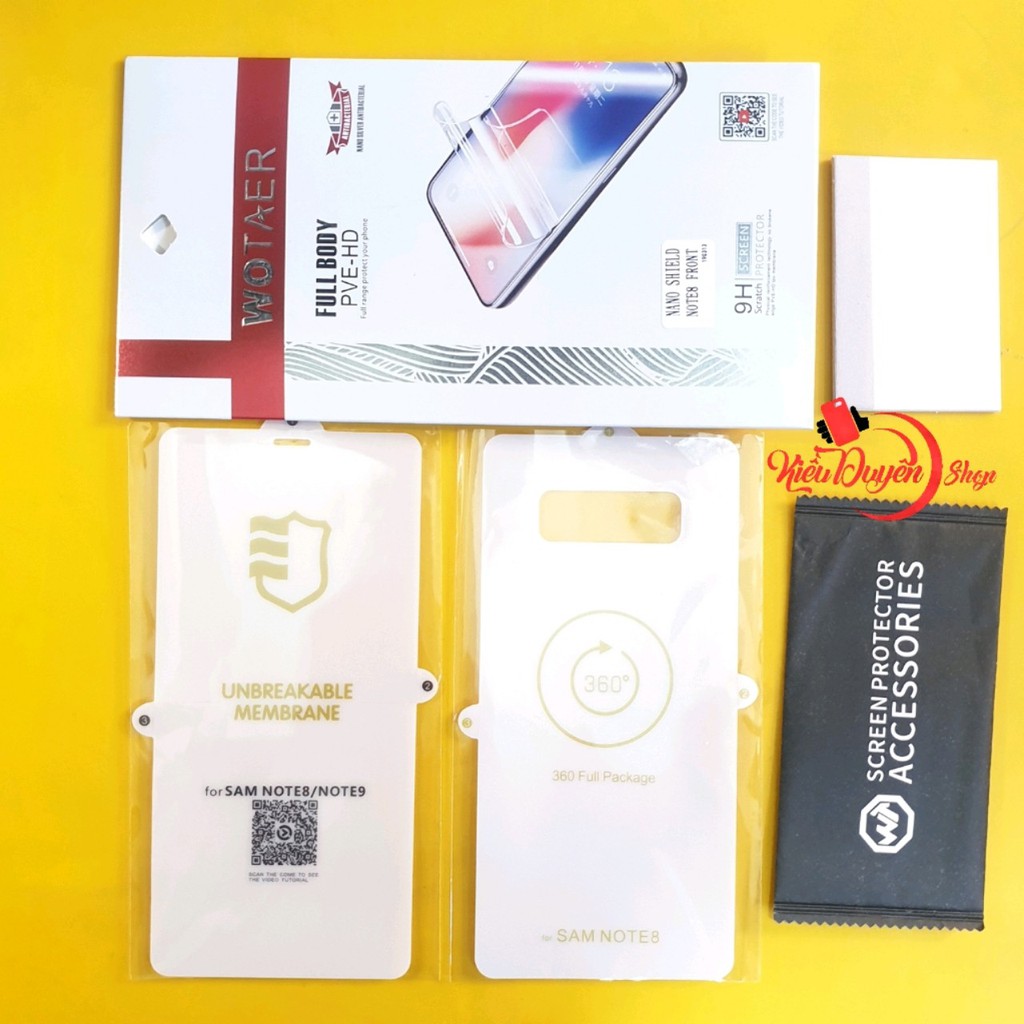 Bộ 2 miếng dán PPF cho Samsung Galaxy Note 9,Note 8,S10,S10e,S10 plus,S9 plus,S9,S8 plus,S8