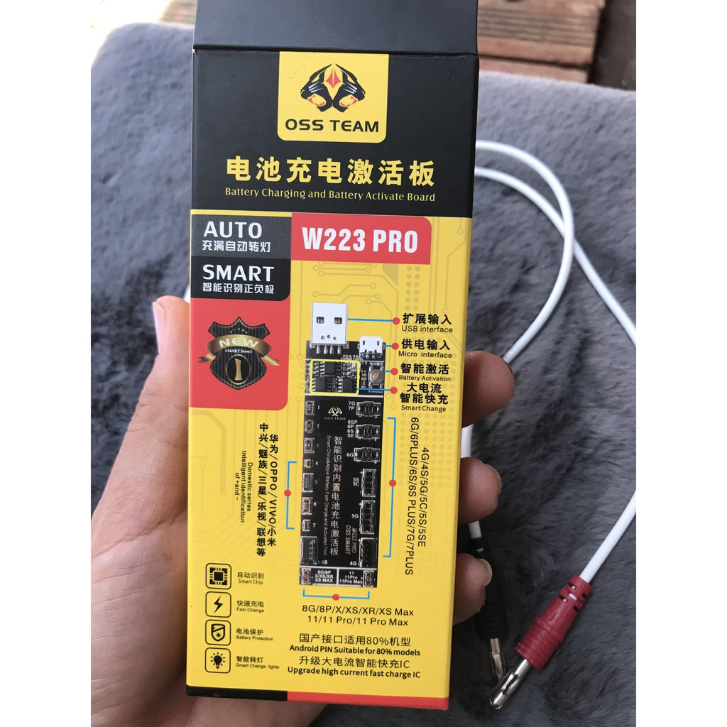 Mạch kích pin iPhone và Android OSS W223 PRO