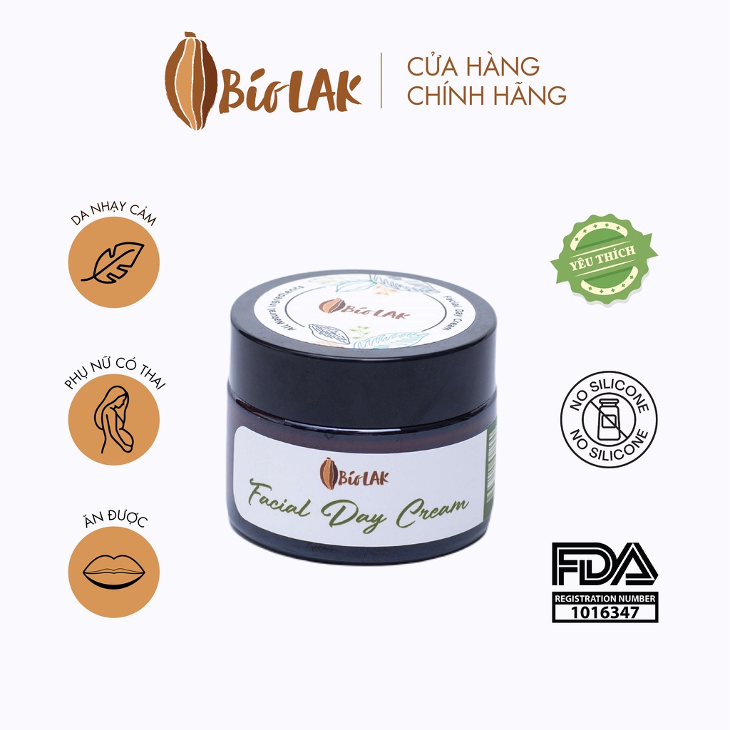 Kem ngày Bio LAK - DƯỠNG TRẮNG, MỜ THÂM NÁM, SẸO, CĂNG MỊN, SĂN CHẮC 10g/50g