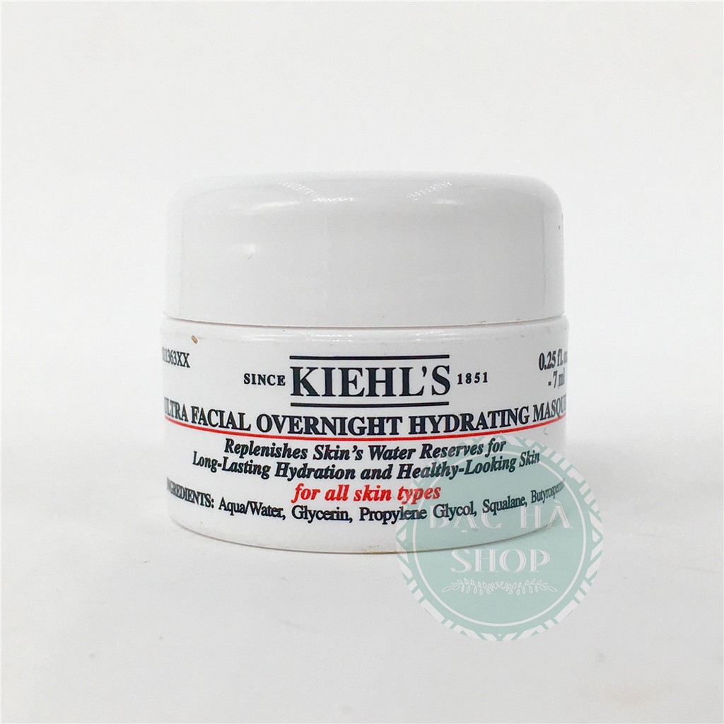 Kiehl's / Kiehls Mặt Nạ Ngủ Cấp Nước Ultra Facial Overnight Hydrating Masque 7ml