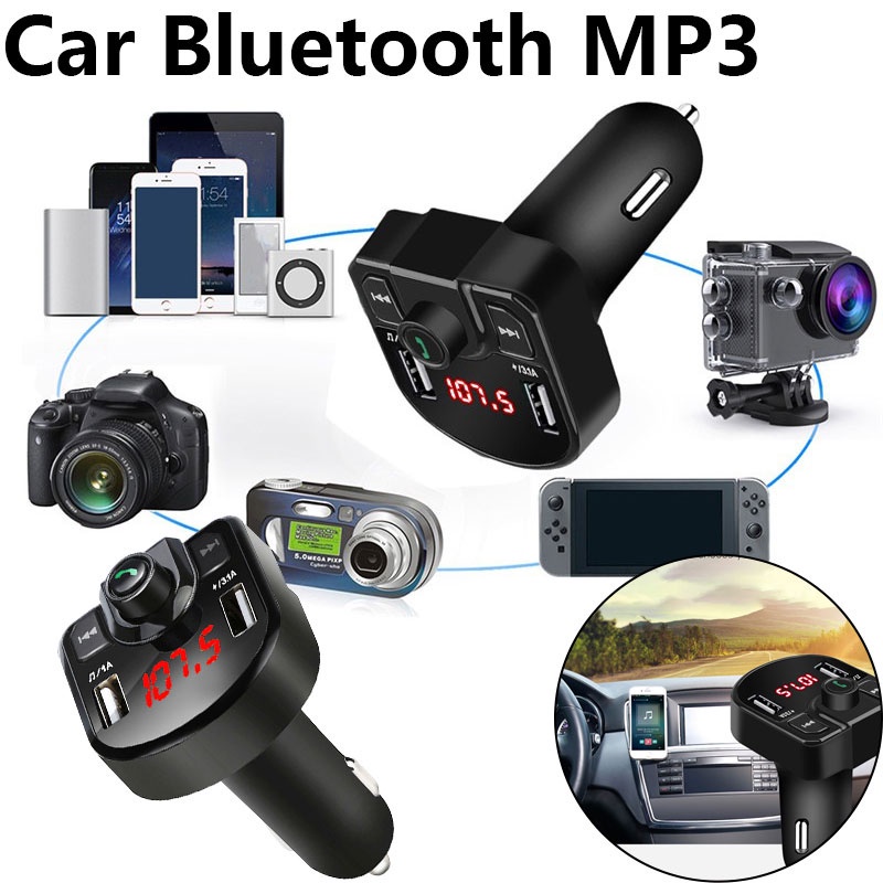 Tẩu sạc LYMOYO phát nhạc MP3 kết nối bluetooth cho xe hơi