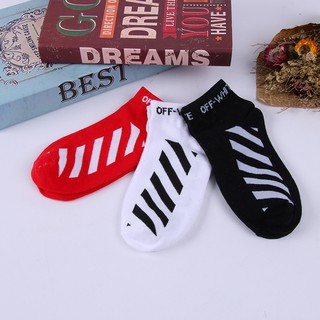 Vớ ngắn UNISEX OFF WHITE - V97